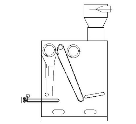 給棉機結構（gòu）示意圖（tú）